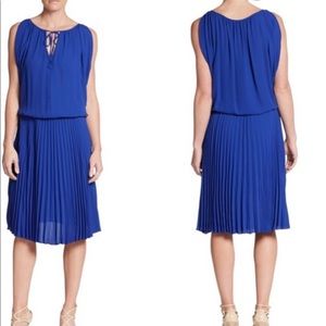 BcbgMaxazria Lona Plisse Dress Royal blue